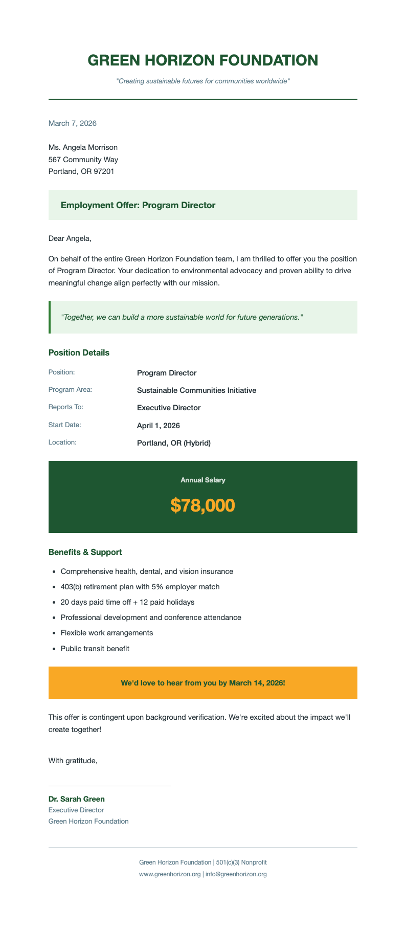 Nonprofit mission focused